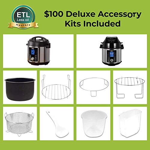 Buchy's Magic Pressure Cooker Air Fryer Combo Allin1 MultiCooker