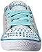 Skechers Kids Twinkle Toes-Sweet Surprise Light-Up Sneaker,Gray/Turquoise,1 M US Little Kid