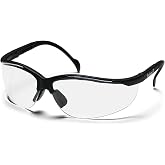 Pyramex Venture II Safety Eyewear, Indoor/Outdoor Mirror Anti-Fog Lens