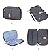RFID Travel Passport Wallet and Credit Card Holder by FLYNOVA| Small Clutch with Zippered Pockets | Carry Money, Tickets, Documents | Includes Smartphone Pocket (Charcoal Grey)