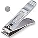 QANTYA Nail Clipper Set – Includes a Toenail Clipper Fingernail Clipper and a Sapphire File – Best Nail Cutters and Filer Kit – Free Cosmetic Bag – Ideal for Both Men and Women