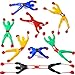 Blulu 16 Pieces Window Crawler Men, Multicolor Sticky Wall Climbers Rolling Men Novelty Stretchy Sticky Toys for Party Favor (16)