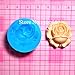 041LBH Flower/Rose Silicone Flexible Push Mold Miniature Food Sweets Jewelry Charms (Clay Resin Epoxy Gum Paste Fondant)