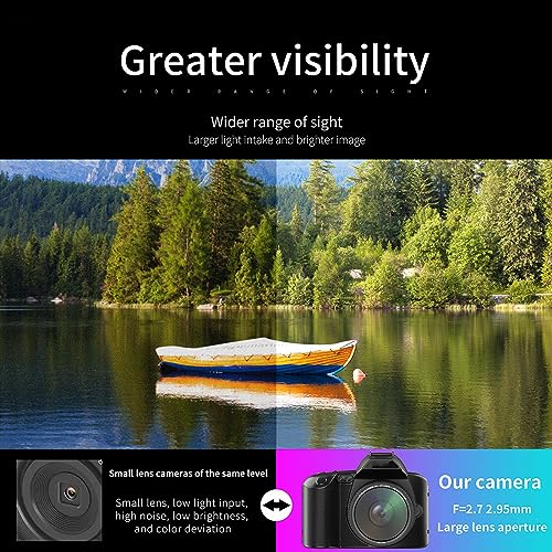Digital Camera, 4K 64MP 16X Digital Zoom HD Vlogging Camera, 3 Inch Color Display, 4800mAh Large Battery, for Teens Adult Beginner Boys Girls Seniors