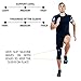 Recovery Knee Compression Sleeve Support for Running, Arthritis, Basketball, Crossfit, WOD, Meniscus Tear, ACL, Pain Relief, Injury, Women, Men, Kids - Non Slip Lightweight Athletic Brace (6XL Black)