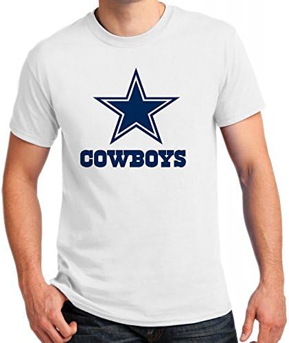 cowboy dallas team for Large White men T shirt