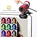 HXSJ Webcam 480P HD Video Web Camera HD with Microphone USB Plug and Play Web Cam Callling Recording for PC Computer Laptop for Mac Windows XP / 7/8 / 10/and Android TV