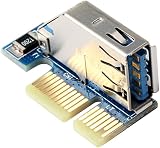 Dedjgoo PCI-E X1 to PCI Riser Card Adapter Converter USB 3.0 Cable for Desktop view 2