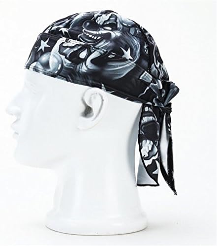 ICESNAKE Bike Cap Pirate Scarf Bandana Men & Women Head Scarf Helmet Cap(EO-06)