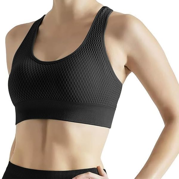 QUEENIEKE Longline Sport Soutien-Gorge De Femmes Col Haut Crop