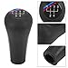 Manual Gear Shift Knob, Car Gear Shifter Knob Stick Head Lever for BMW 1 3 5 7 Series E81 E82 E87 E90 E91 E92 E60 E61 E63 E84 E53 E28 E30 E34 E36 ((5 speed))
