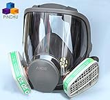 ZYC 7 in 1 Gas Mask Full Face Facepiece Respirator