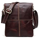 Casual Leather Shoulder Bag Retro Messenger Bag Handbag Simple Satchel Crossbody Bag