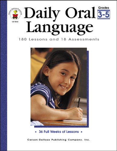 Daily Oral Language Grades 3 5 Daily Series Byers Gregg O 9780887246470 Amazon Com Books