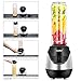 Comfee 250W Personal Blender with 2 x 20 Oz BPA Free Tritan Sport Bottle and 2 BPA Free Travel Lid. Mini Portable Smoothie maker for smoothies, Shakes, Baby Food, Healthy Drinks (Black)