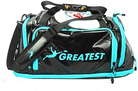 Greatest Ultimate Frisbee Bag 60 Liter - #1 Bag Designed BY and FOR Ultimate Players. Official Bag of World Flying Disc Federation