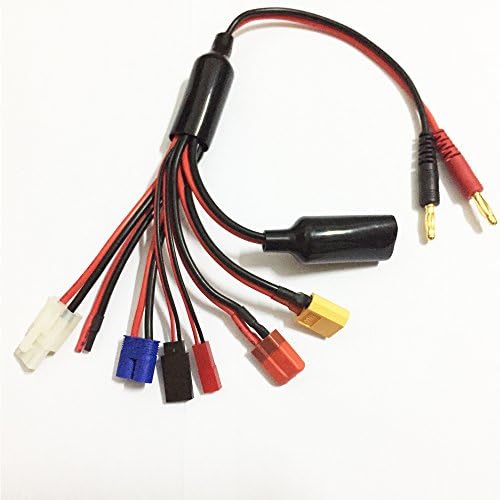 8 in 1 Multifunctional Deans EC3 XT60 JST TRX FUTABA Plug Convert charging Cable Transfer Line