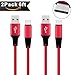 USB C Cable, Xcords USB Type C Cable 2 Pack (6ft) Nylon Braided Fast Charger Cord (USB 2.0) for Galaxy S8(Plus), LG G6 G5, Google Pixel XL, Nintendo Switch, Nexus 6P, Macbook12