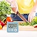 Great Polly 3 Pack Digital Kitchen Timer Cooking Timers Clock with Alarm Magnetic Back and Stand, Minute Second Count Up Countdown, Large LCD Display Batteries Included