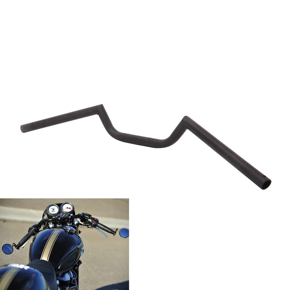 7/8" Motorcycle Drag Bar Handlebar – For Cruiser, Chopper, Cafe Racer, Clubman, Honda 3 thumbnail image