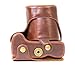 MegaGear Ever Ready Protective Leather Camera Case, Bag for Canon PowerShot G3 X, G3X Digital Camera (Dark Brown) (Model: MG569)