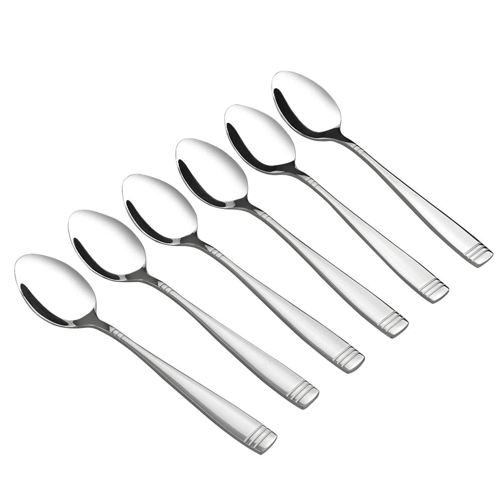 Photo 1 of ** NEW FACTORY ** DynkoNA 12 Pieces Small Stainless Steel Spoons, Stainless Steel Teaspoon Set