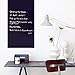 Coavas Chalkboard Wall Sticker: Peel & Stick Black Chalkboard with 5 Colorful Chalks