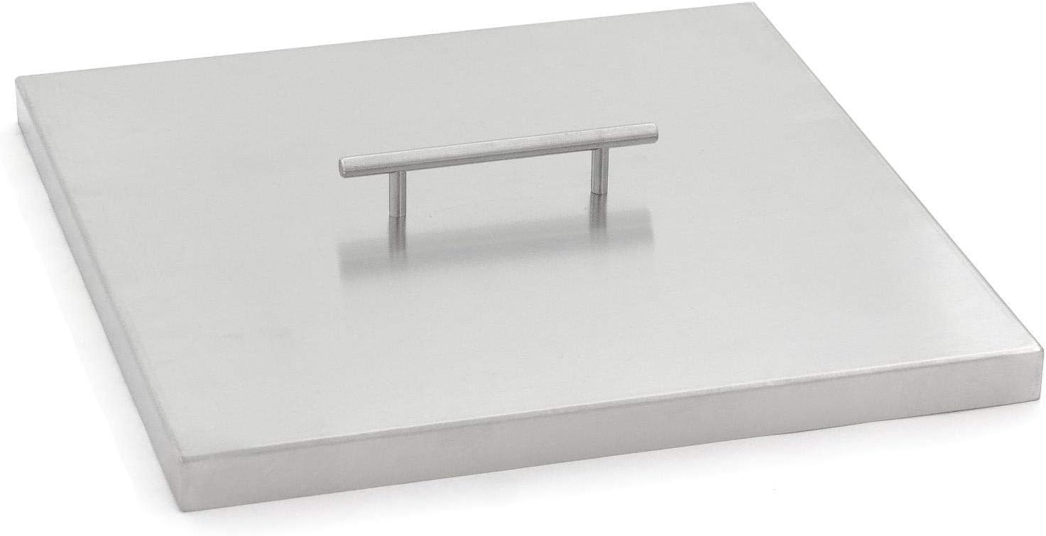 Lakeview Outdoor Designs 15-Inch Stainless Steel Burner Lid - Fits 12-Inch Square Fire Pit Pan