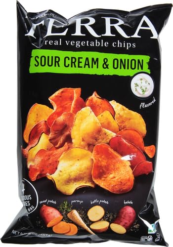 TERRA VEGETABLE CHIPS, SOUR CREAM & ONION, 5 OZ