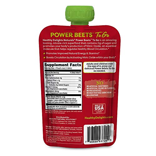 Healthy Delights Naturals Power Beets to Go, 6 Count