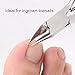 NewEastRock Professional Ingrown Toenail Clippers; Heavy Duty Nippers for Thick Toenails and Cuticle - Premium Surgical Grade Stainless Steel