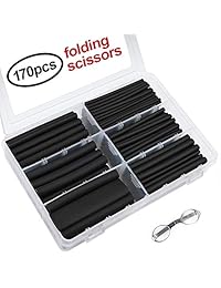 Innhom   Tubo termorretráctil termorretráctil con manguera de alambre, kit de aislamiento, protección contra llamas, cable eléctrico para coche