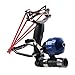 Toparchery Hunting Catapult Fishing Slingshot Kit with Shooting Rest, High Velocity Fishing Slingbow Set