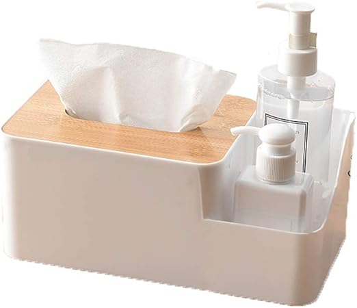 Amazon Com Toilet Paper Storage Containers Tissue Box Bamboo Wood