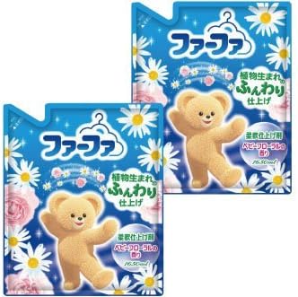 Amazon ファーファ 柔軟剤 詰替 1650ml ベビーフローラルの香り 詰替2個セット ファーファ 液体柔軟剤
