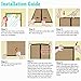 Magnetic Screen Door,Removable Screen Door with Full Frame Velcro and Heavy Duty Mesh Curtain,Fits Door Openings up to 36 x 82 Inch MAX(Black)