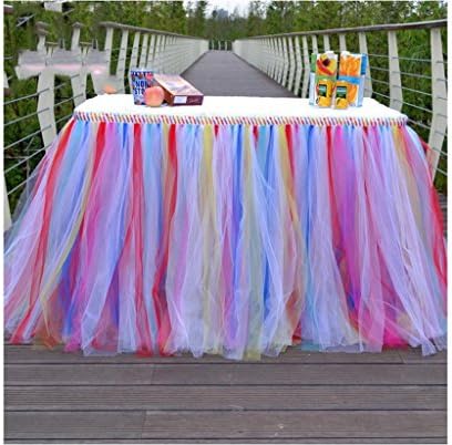 XUAN Table Skirt Tableware For Birthday Party Wedding Ballerina ?80 cm *91.5 cm?Table Covers