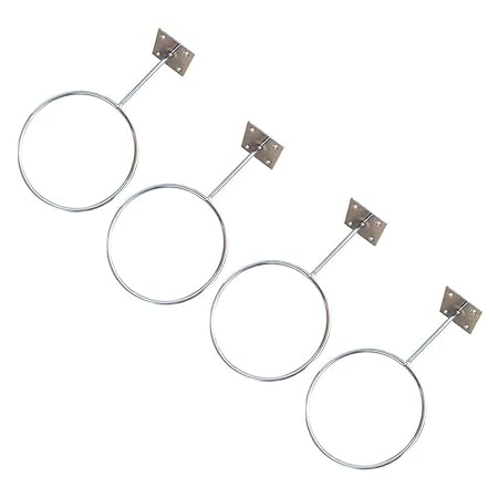 Vankcp Wandhalterung Sport Ballhalter Display für Medizinball Basketball Volleyball Fußball Lagerregal 4er Set