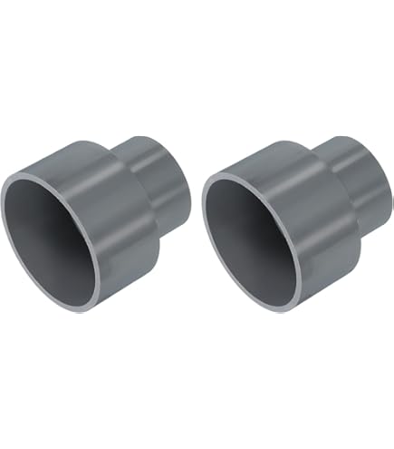 PATIKIL UPVC Pipe Fitting Elbow Schedule 80 1-1/2″ Socket, 3 Pack 90