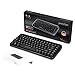 Perixx Periboard-614 Wireless Mini Keyboard, 2.4GHz Wireless Round Key Cap Portable Keyboard with 13 Function Keys, US Layout