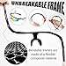Sports Sunglasses Bike Cycling Sunglasses for Men Women with 5 Interchangeable Lens,Polarized Sunglasses with Anti-Uv400 for Driving Fishing Golf