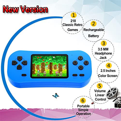 Beijue Retro Handheld Games for Kids Built in 218 Classic Old Style