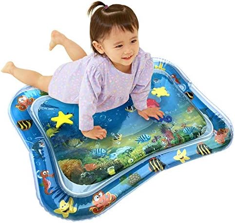 Highjump Baby Inflatable Patted Pad Activity Centers-Inflatable Tummy Time Premium Water mat Activity Play Centers Your Baby's Stimulation Growth