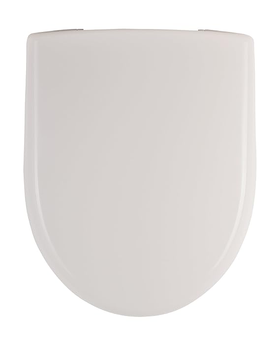 Keramag 573010000 WC-Sitz Renova Nr. 1, mit Deckel Scharniere: Edelstahl, weiß, 1-573010