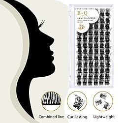 Lash Clusters D Curl 18mm DIY Lash Extensions 72