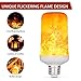 LED Flame Effect Light Bulb, E26 7W 4 Modes with Gravity Induced Decorative Light Fire Flickering Atmosphere Lighting Vintage Flaming Lamp, Decorative Light for Halloween,Christmas (2 Pack)