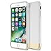 iPhone 7 Plus Case, Maxboost [Vibrance Series] Protective Slider Style Slim Cases Covers For Apple iPhone 7 Plus 2016 SOFT-Interior Scratch Protection Finish - White/Gold