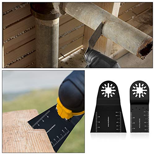 HOTBEST 100Pcs Oscillating Accessory Kit Mixed Multitool Metal Wood Oscillating Saw Blades for Sanding Grinding Cutting - Thumbnail 5