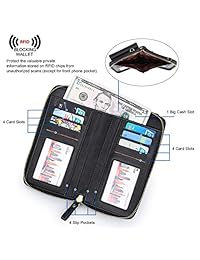 S-ZONE - Funda de piel sintética con cierre de cremallera para teléfono móvil