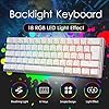 RK-ROYAL-KLUDGE-RK61-60-RGB-Mechanical-Gaming-Keyboard-Small-Compact-UK-Layout-61-Keys-WiredWireless-Bluetooth-Keyboard-for-Gamer-and-Office-Worker-Gateron-Brown-Switch-1450mAh-Battery-White RK ROYAL KLUDGE RK61 Wireless Mechanical Keyboard, Hot Swappable Keyboard Triple Mode 2.4Ghz/BT5.0/USB-C, 61 Keys RGB…
